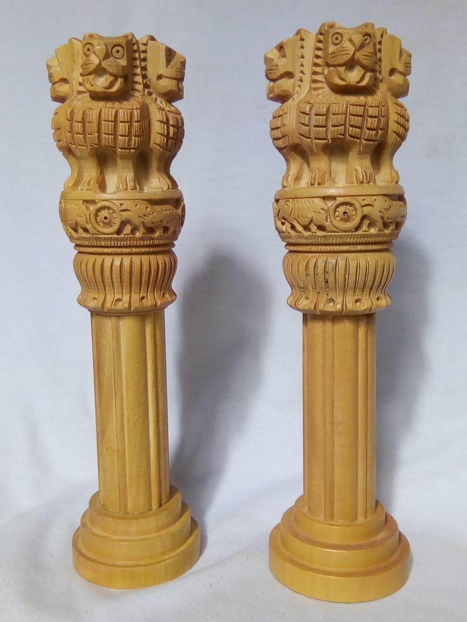 Wooden Ashoka Stambh